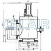 GDQ-J10(b)，GDQ-J16(b)，GDQ-J25(b)，GDQ-J32(b)，氣動(dòng)活套法蘭擋板閥