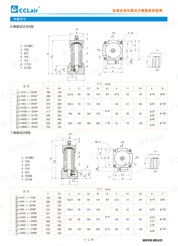 ZU-H、QU-H系列壓力管路過濾器-6