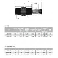 BDE64-50/100B，LEBDE64-50B，BDE64-50/100,LEBDE64-50，大型可調(diào)節(jié)液壓緩沖器BDE6425-64150